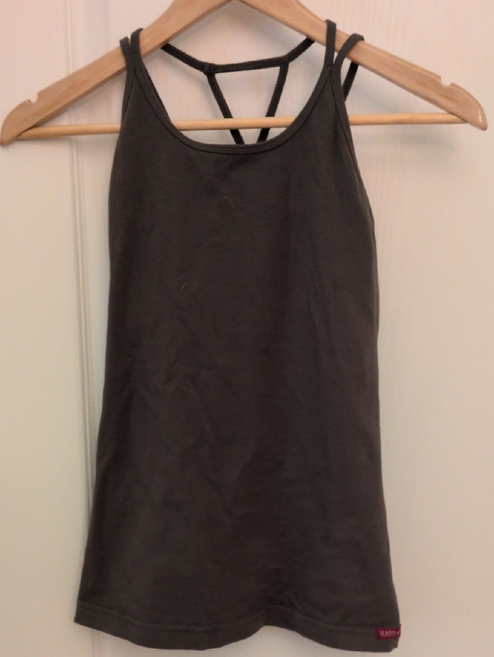 Hard Tail Olive Green Strappy Tank Top